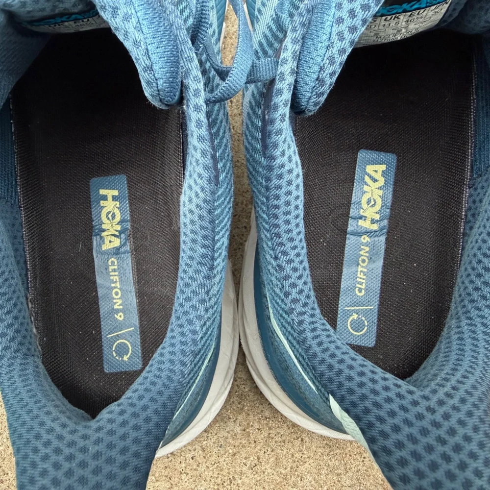 Hoka Clifton 9 Midnight Ocean/Bluesteel Running Shoes - Picture 8 of 11